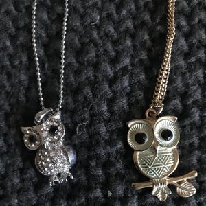 OWL NECKLACES ! Sold separate or together !!